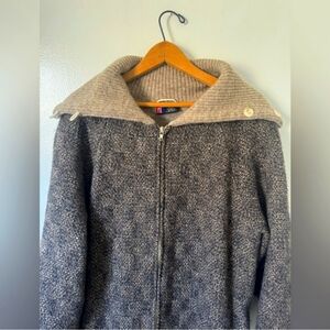 Landau Gray and Tan Women's Sweater
